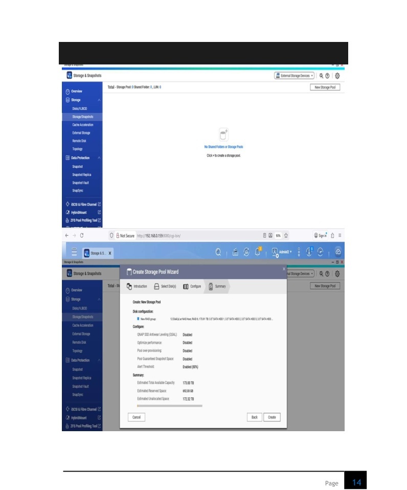 Storage Pool QNAP HALO-TECHS